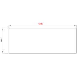 Pieza C-1, panel 1470 mm...